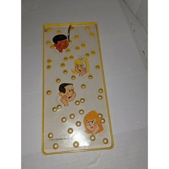 Lot Vintage 1968 Games Nervous Breakdown Tilt Ball Kohner Rubiks Cube Puzzlers - Picture 11 of 12